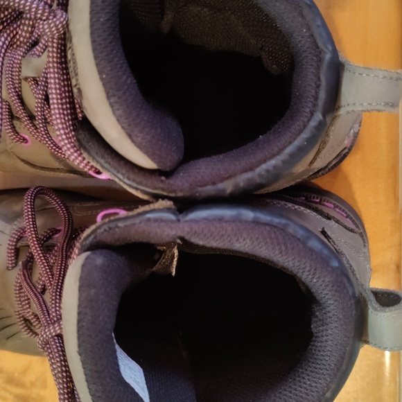 King's 6" Leather Steel Toe Brown With Pink Accents Size 8 By Honeywell - Picture 6 of 12